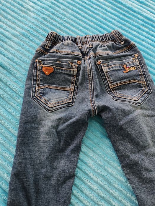 Детски дънки за момче с вата