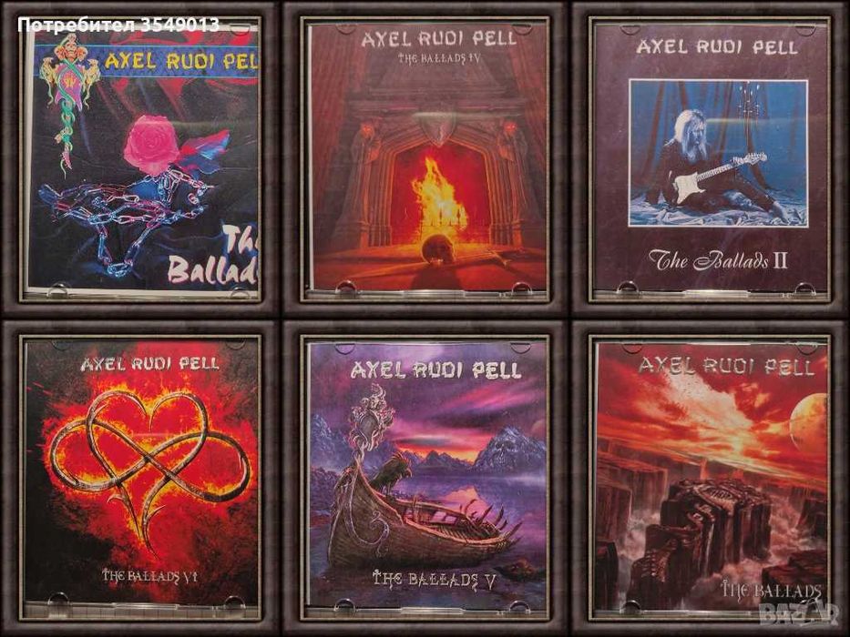 cd / цд компакт дискове - нови - Axel Rudi Pell - The Ballads vol.1 - vol.6