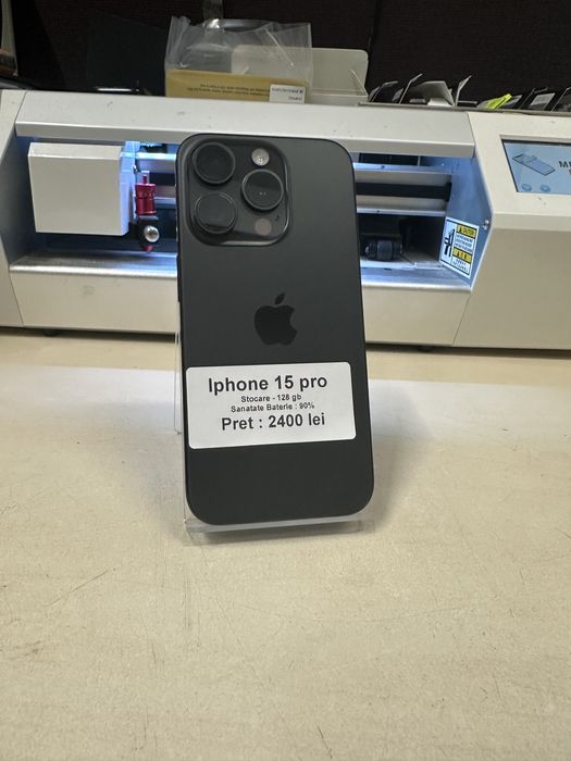 Iphone 15 pro / 128 gb / 90% baterie / garantie