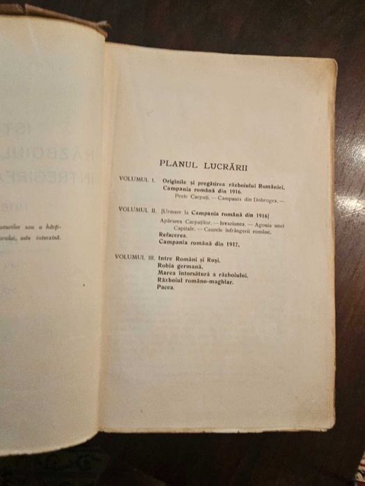 Constantin Kirițescu – Istoria Războiului pentru Întregirea României 1916–1919, ediția II, 3 volume complete, rară
