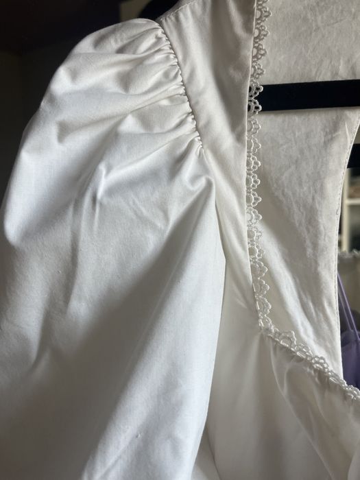 Платье личи белое