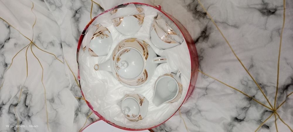 Чайный сервиз новый.