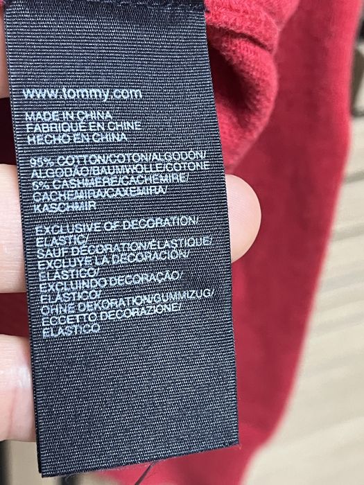Tommy Hilfiger : Пуловер с 5% Кашмир размер М / Оригинал