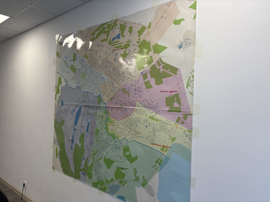 Продам карту Астаны размером 200:200