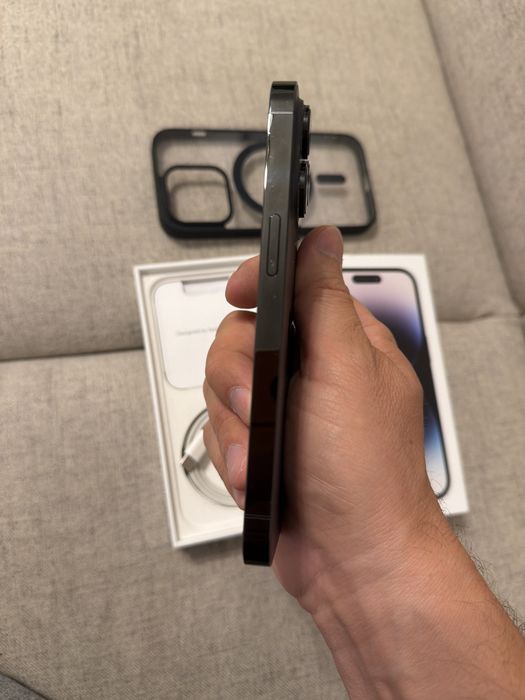 iphone 14 pro black 128gb, impecabil