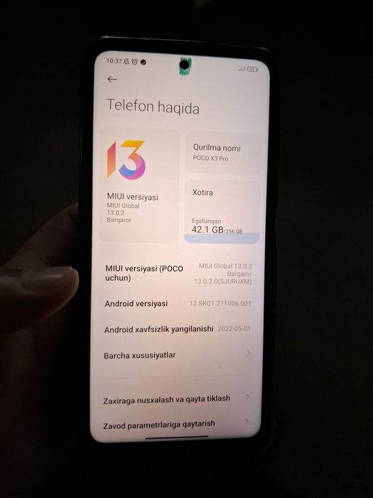 Poco X3 Pro // 256 gb