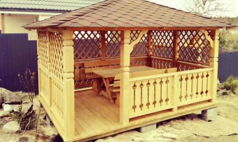 Foișor și terase mobilier și gradina