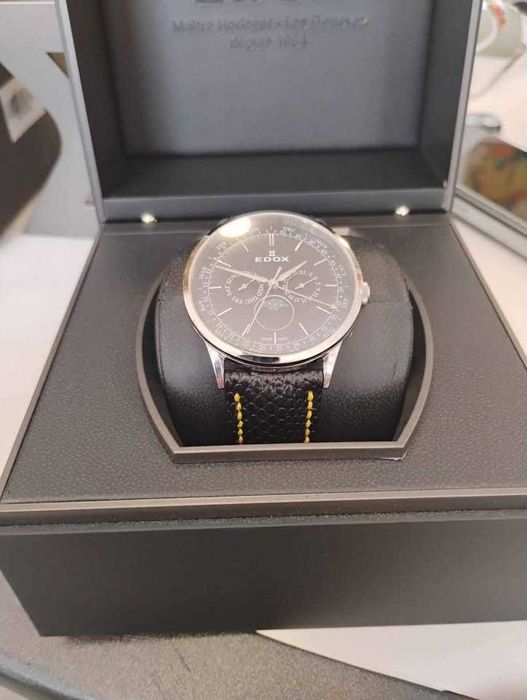 Edox 40101 Les Vauberts Перфектен + Кутия