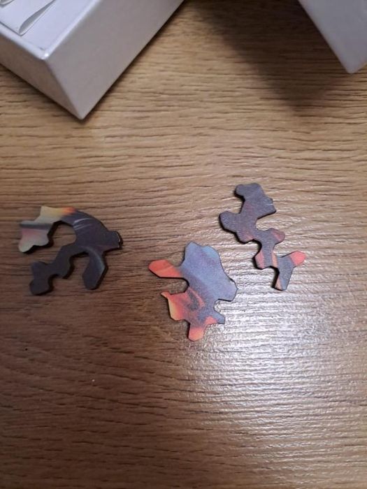 Красив дървен пъзел с котка. Голям размер.