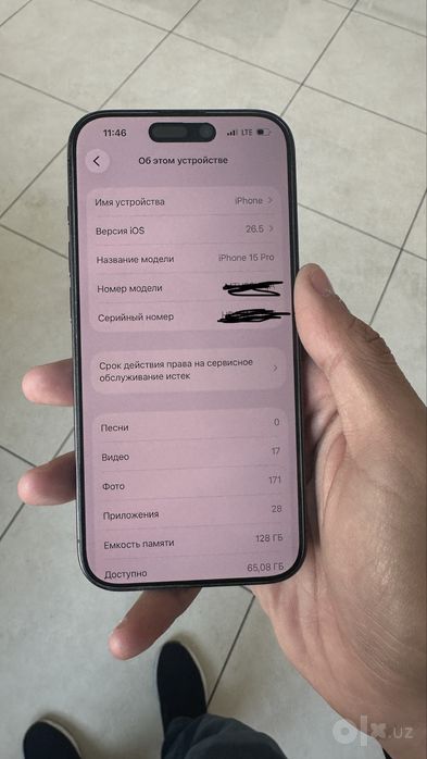 Iphone15про 128 тали