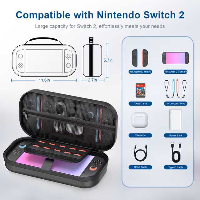 Husa carcasa geanta STARTRC GAMES Nintendo Switch 2