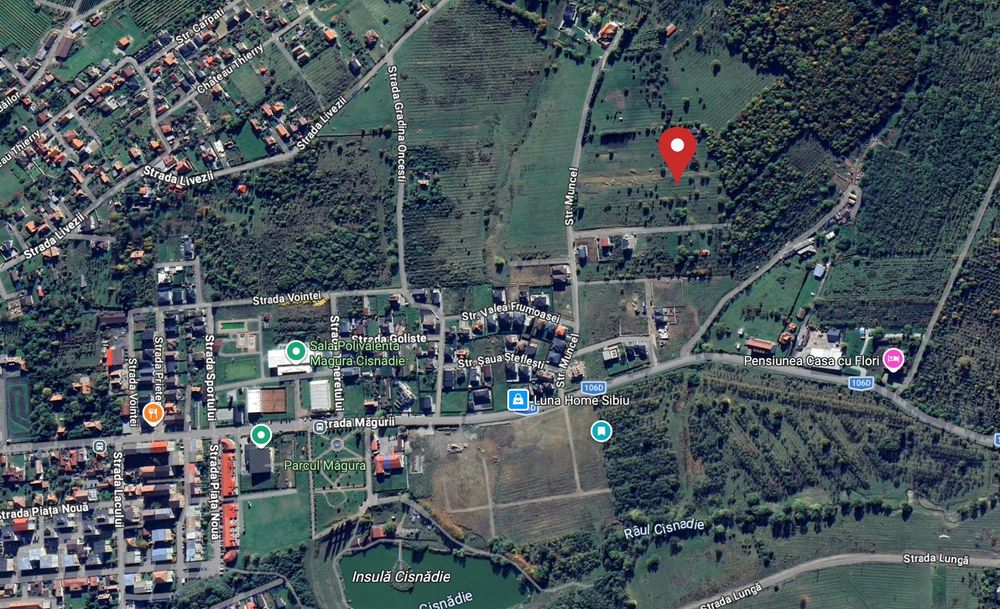 Teren lângă pădure, Cisnadie, utilități complete – una dintre cele mai apreciate zone din Cisnădie