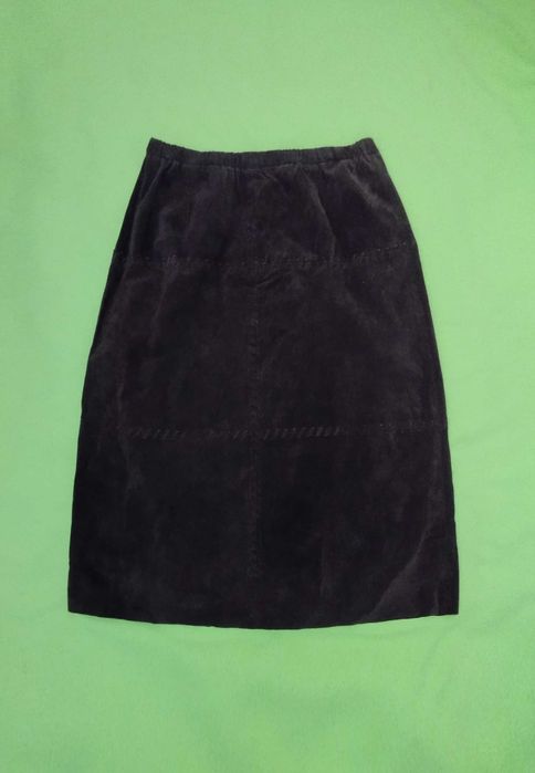 Fusta lunga piele naturala intoarsa mar. L / XL dimensiuni în anunț