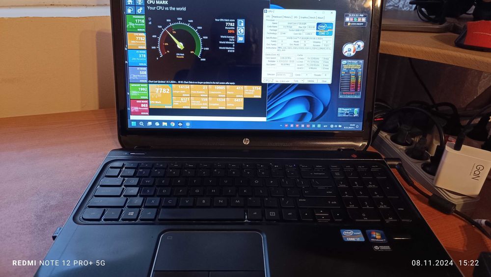 лаптоп HP Pavilion DV6-7014NR - Intel Core i7-3610QM - 480GB SSD