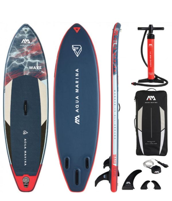 Vând set placă isup Aqua marine nou