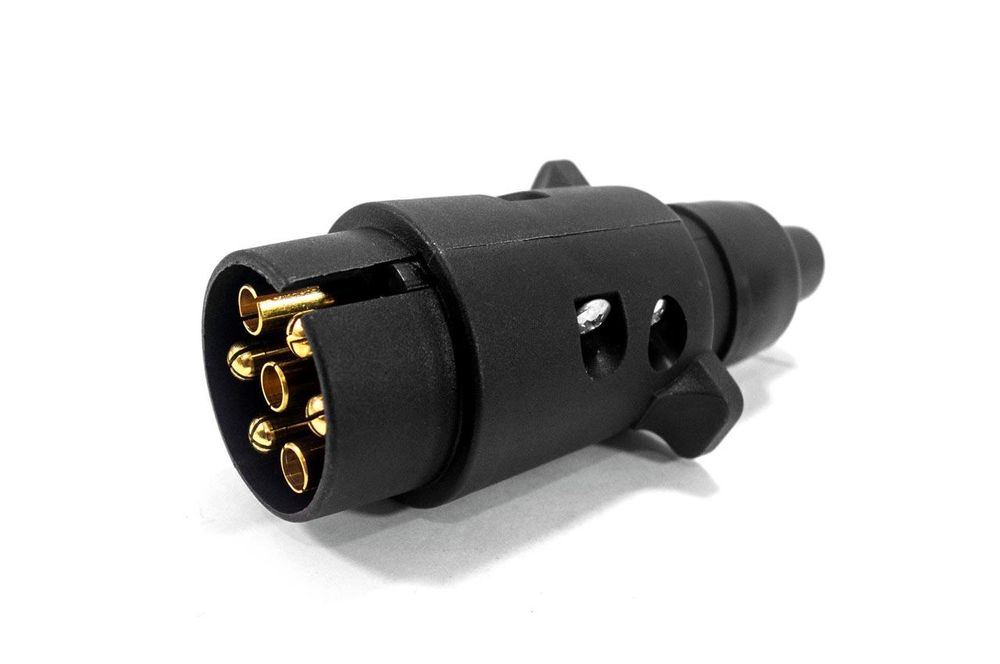 букса ремарке amio, комплект щепсел + гнездо pvc 01258/01256