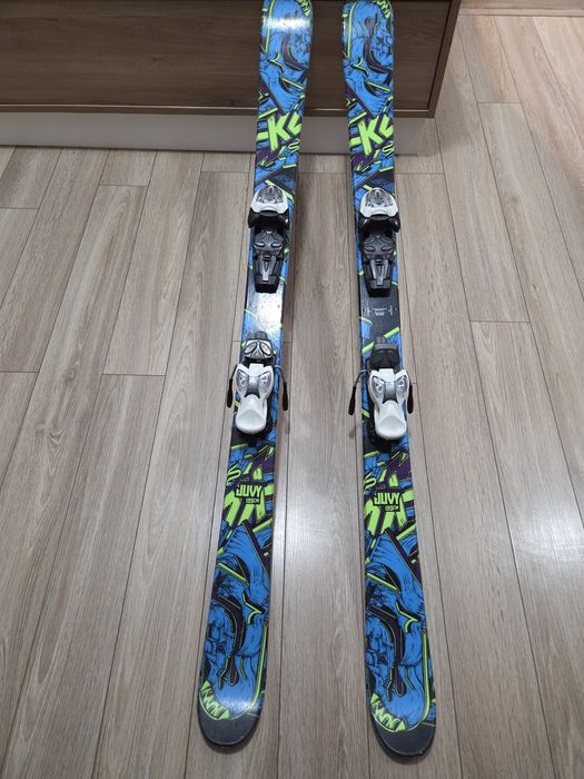 Skiuri copii K2 139cm si clapari Head 24,5cm