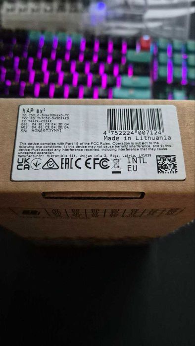 Mikrotik hap ax2 C52iG-5HaxD2HaxD-TC