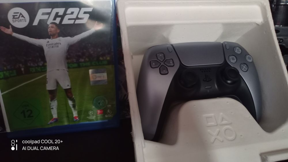 Vând controller ps5+cd fc25 ps5