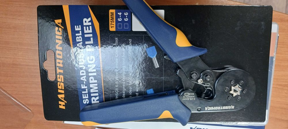 Клещи за кримпване на кабелни накрайници