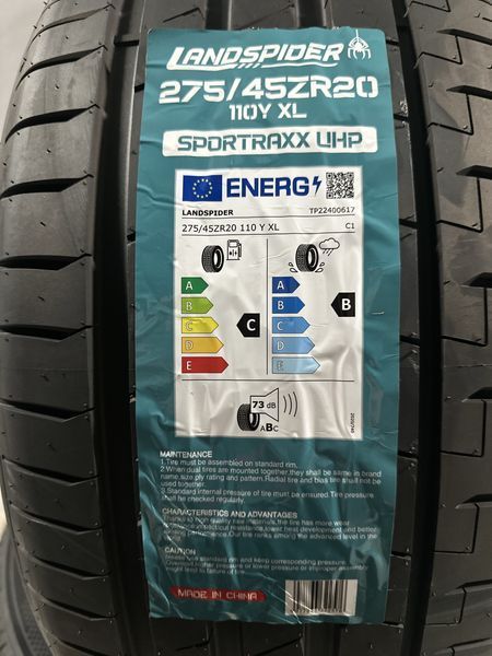 Нови летни гуми LANDSPIDER UHP 275/45R20 110Y XL БОРД 2754520