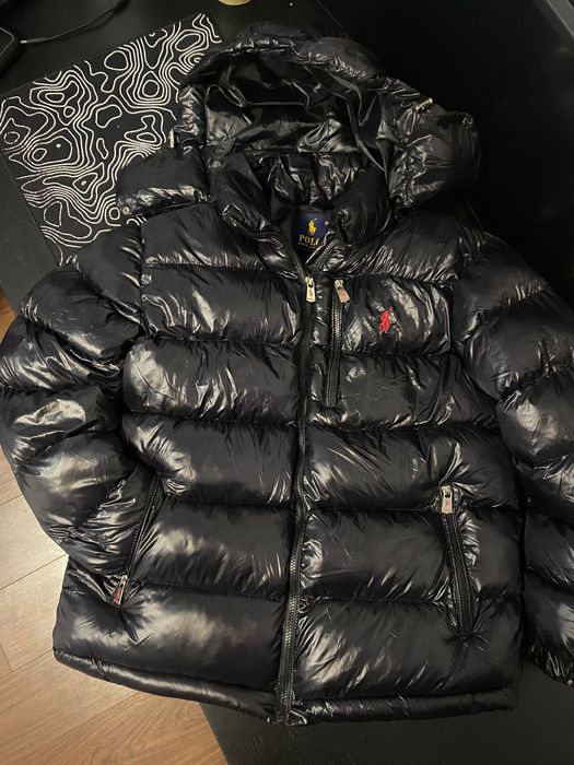 Brand New Shiny Black Puffer Jacket – XL – Thick Winter Coat – Tags On