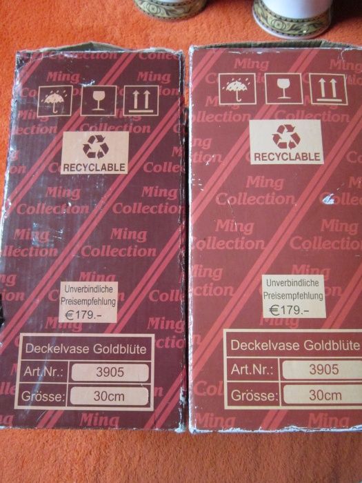 cadou inedit si rar Vas cu capac colectia Ming 2004 & 2008