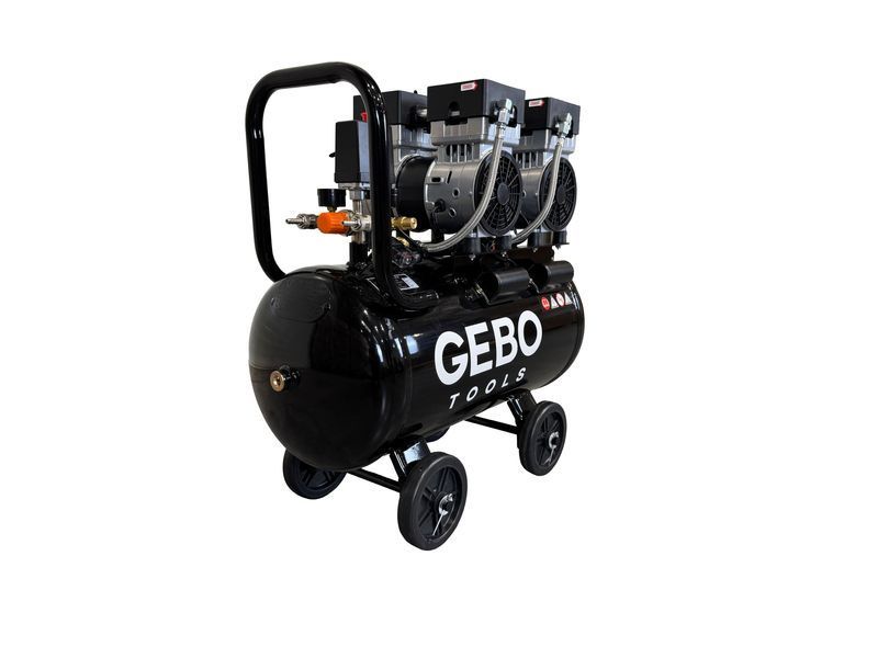 Безшумен компресор без масло 50 л gebo tools