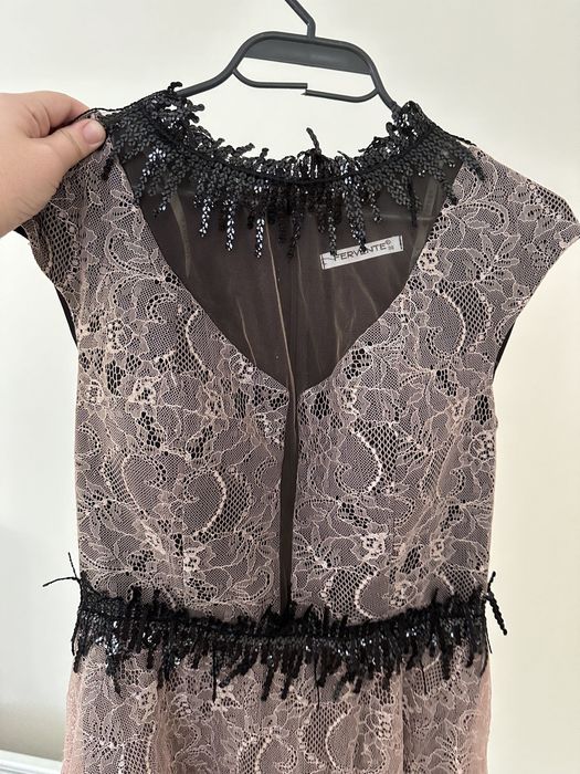 официална къса рокля