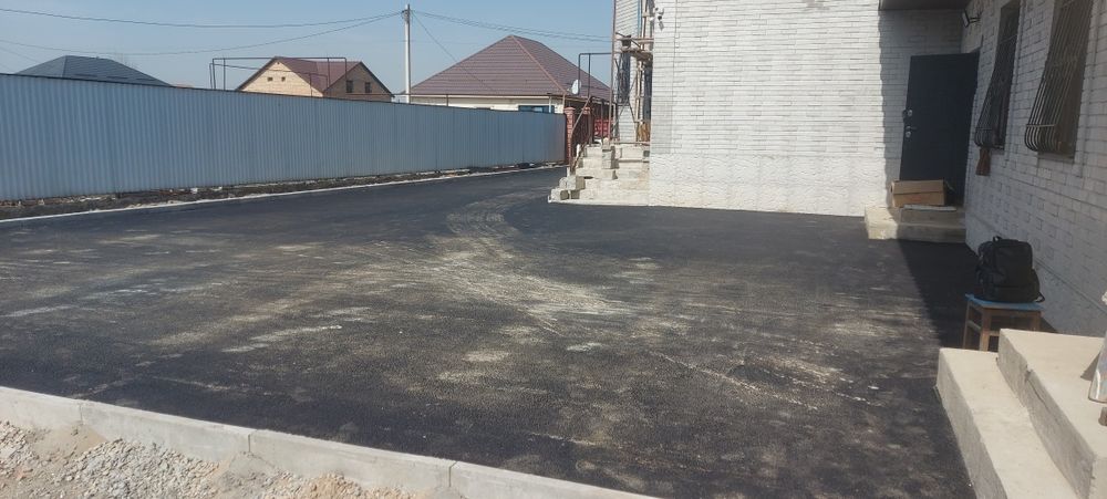 Асфальтирование качественно. Асфальт