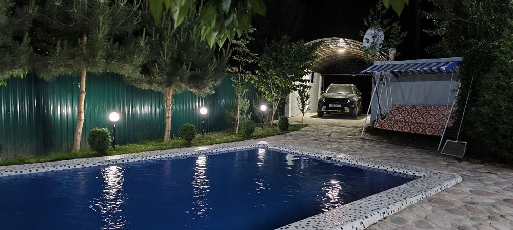 Дача в чимгане зимни бассеин подогрев