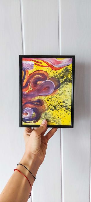 Tablou pictat acril pe panza