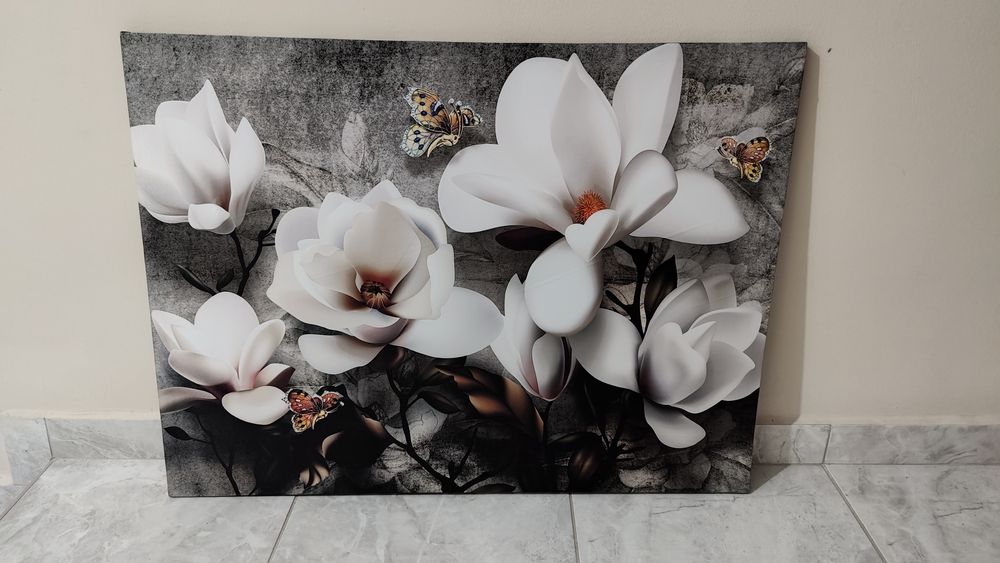 Светеща картина с LED осветление - водна лилия