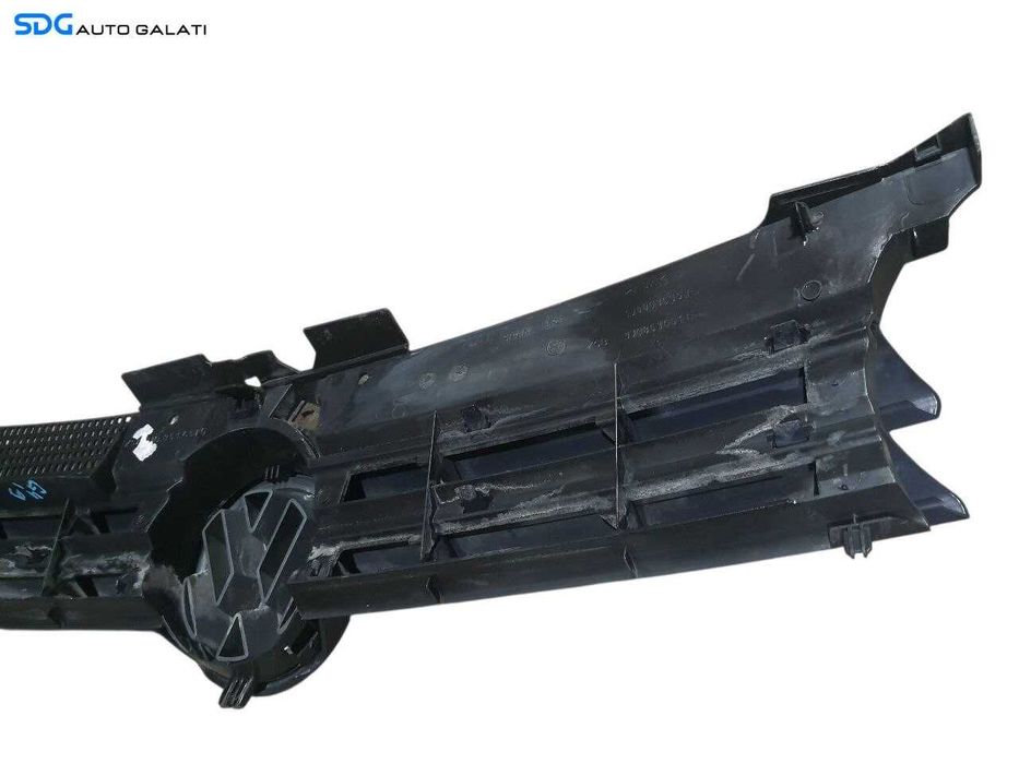 Grila Centrala cu Emblema Sigla de pe Bara Spoiler Fata Volkswagen Golf 4 1998 - 2005 Cod 1J0853655F 1J0853651F [N2954]