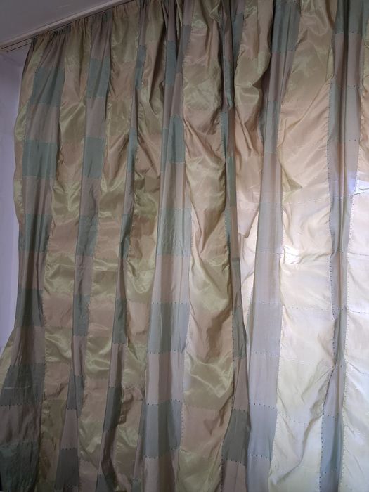 Draperii tafta, foarte frumoase - 2 buc, 5,10m x 2,44m