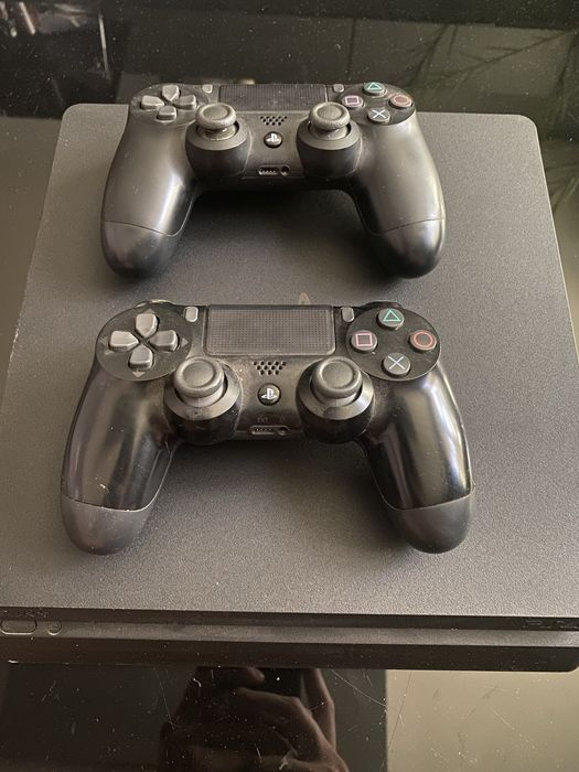 Ps 4 slim+два джойстика+ игри