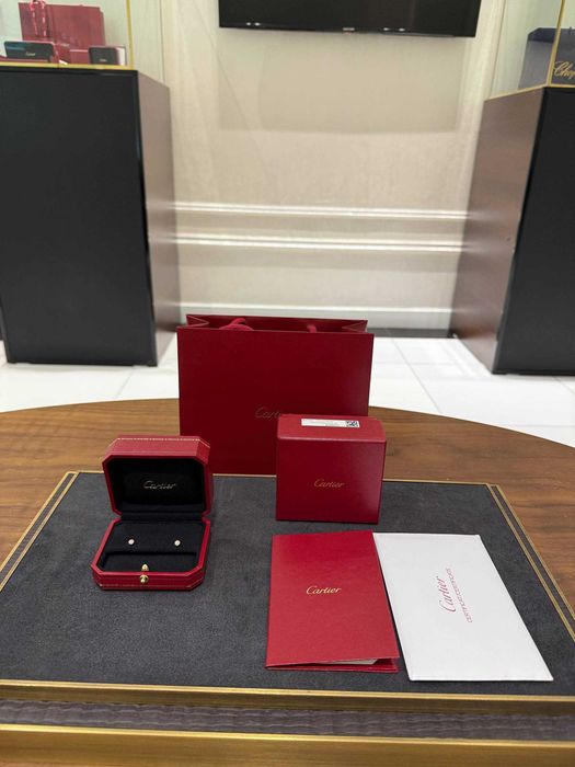 NEW Серьги Cartier D’Amour rose gold mini model