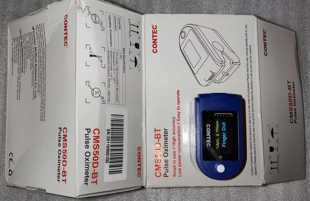 Pulsoximetru Contec CMS50D-BT