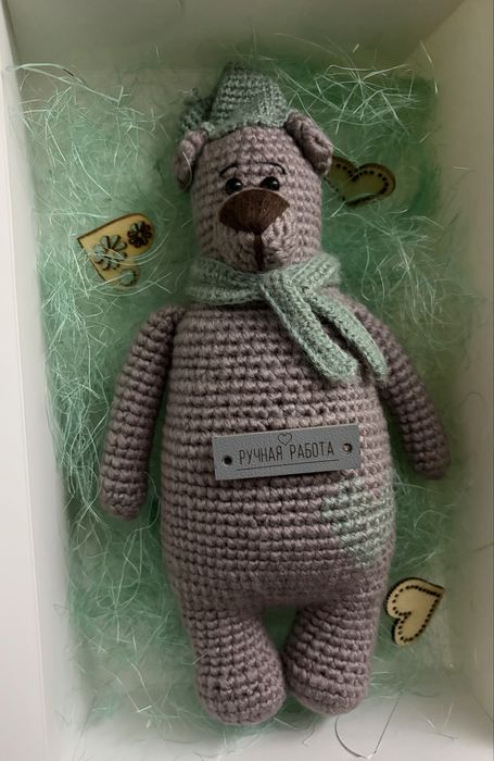 Вязаная игрушка, ручной работы.!