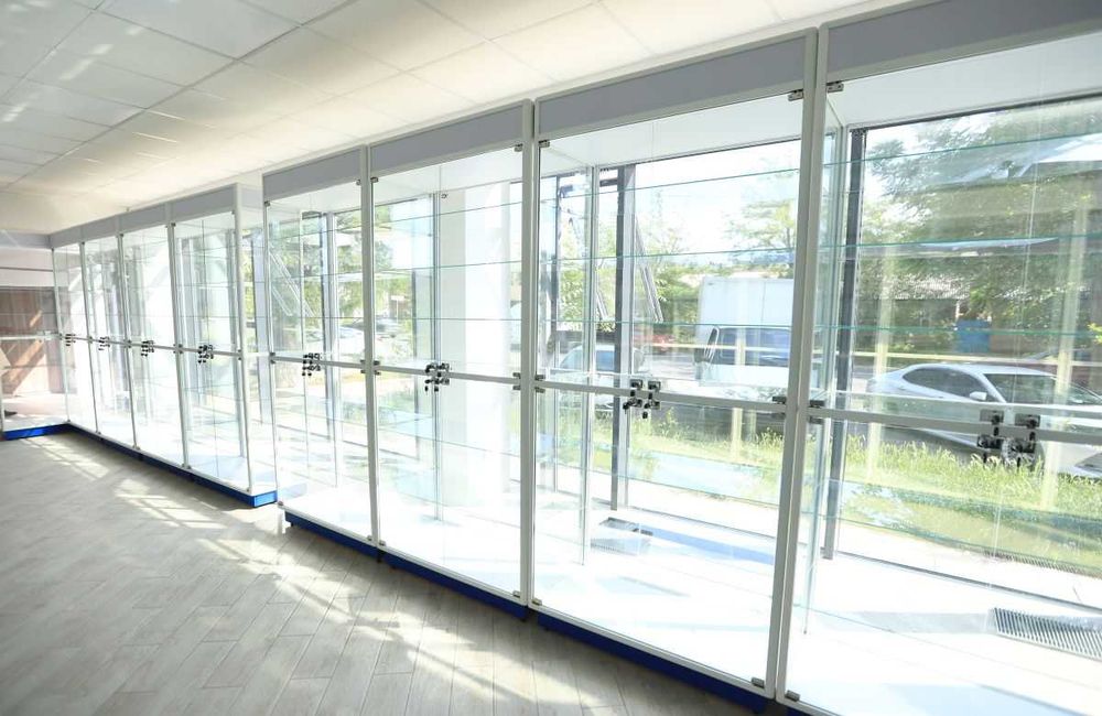 Oynaly vitrina, Акция, прилавки, savdo vitrinalar stellajlar