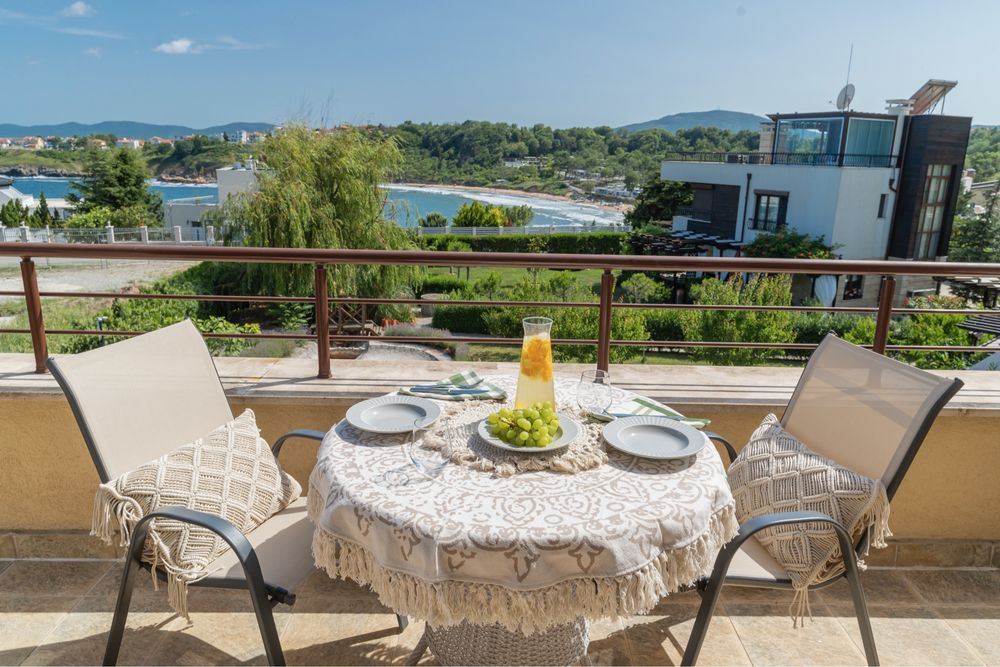 Целогодишен наем 20 мин от Бургас, гледка море с  паркомясто 1100лв