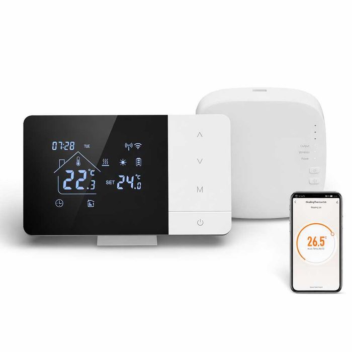 Termostat de Ambient Wi-Fi, Programabil Zilnic, Smart