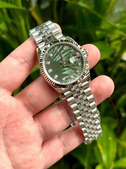 Дамски rolex datejust 36mm palm