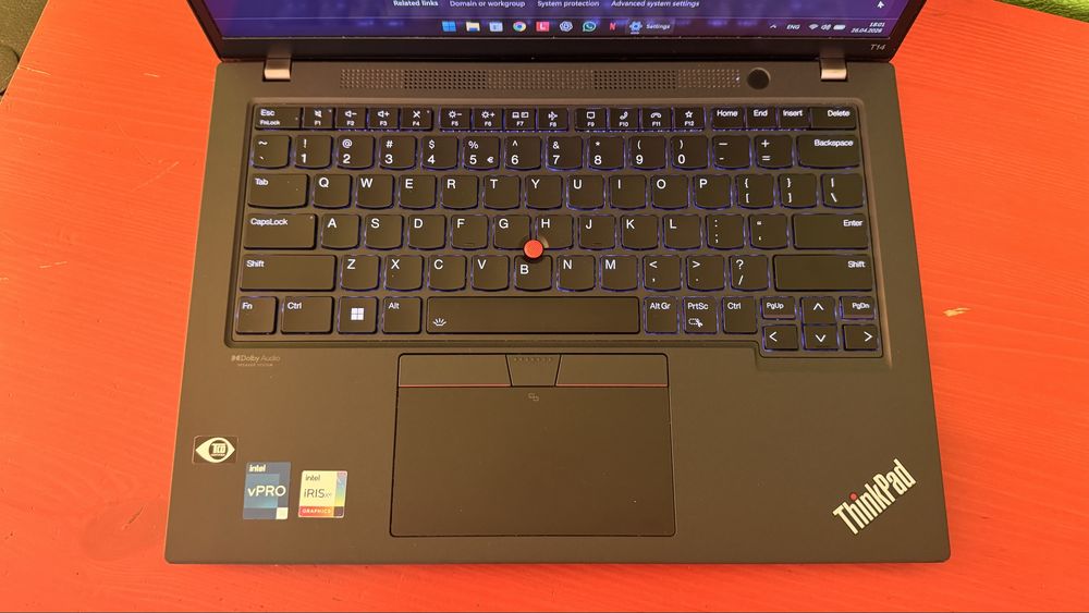 Thinkpad T14 Gen 3, core I5-1245U, 16 GB RAM, 512 GB NVME Samsung