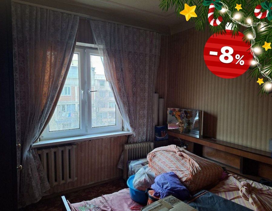 3х комнатная квартира 78 м2 Куйлюк 5 базарчик, детсад № 297 этаж 4