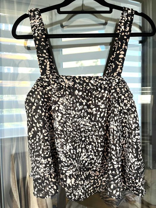 Top Bretele Vaporos Chiffon H&M