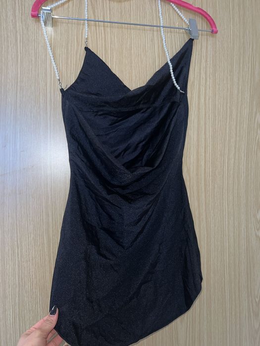 Секси къса рокля черна