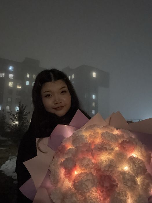 Букет с подсветкой