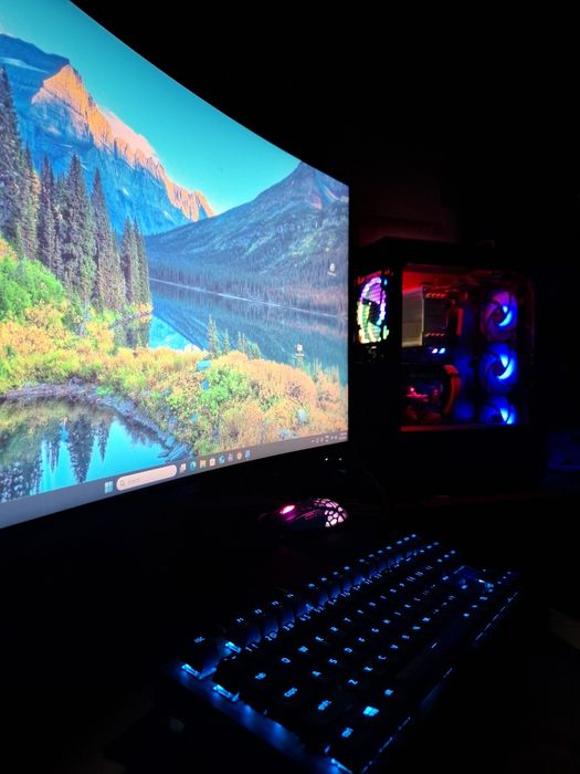Мощен Геймърски Компютър / Gaming PC - i5 10400F / EVGA RTX 3060 12GB / 16GB RAM / 512GB SSD