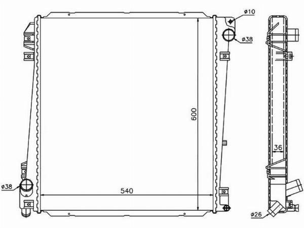 Радиатор  Ford Explorer